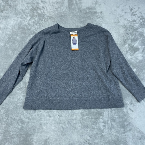 Lucky Brand Women's XXL Pullover Medium Heather Gray e0547 - Picture 3 of 8